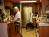 Grandpa in the kitchen