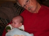 Jack chillin' with grandpa