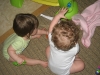Babies playing